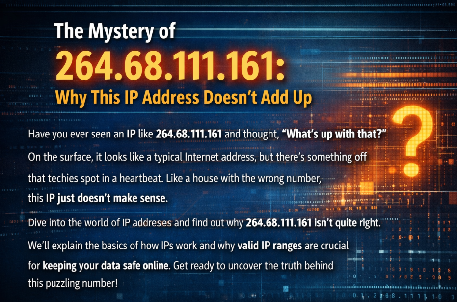 Understanding 264.68.111.161: A Complete Guide to This Unique IP 264.68.111.161